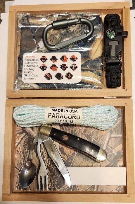 Outdoor Mans Gift Set with Box, Fathers Day Gift, Grad Gift