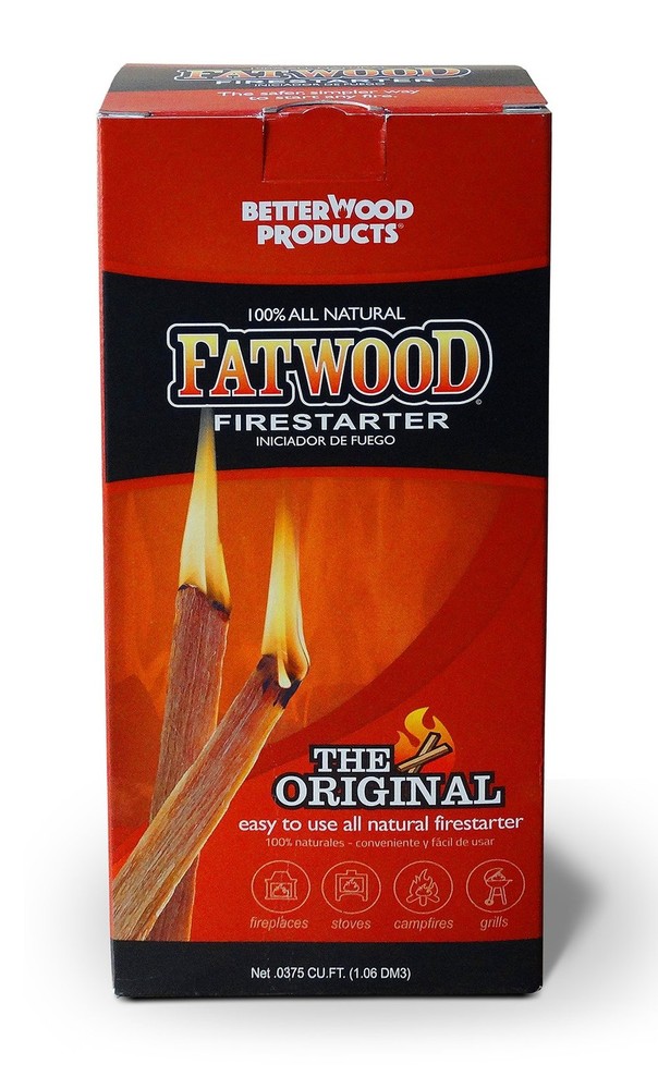 Fatwood Firestarter Box – 1.5 Pounds of Natural Firewood Kindling