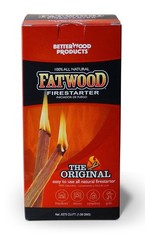 Fatwood Firestarter Box – 1.5 Pounds of Natural Firewood Kindling