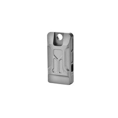 Titanium Alloy Dual Tube Whistle EDC Survival Tool High Decibel Outdoor Gear