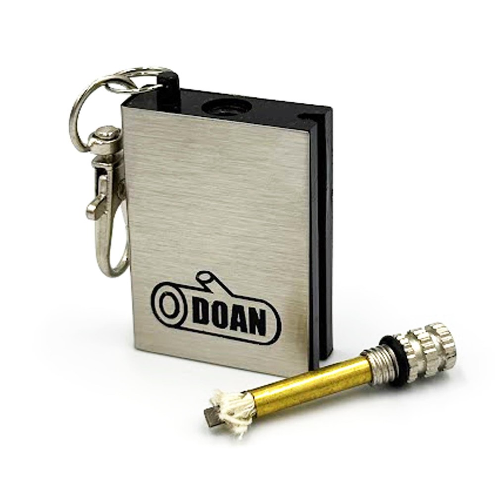 Refillable Survival Fire Starter, Compact Keychain Lighter, Metal Outdoor Fir…