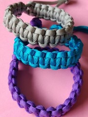 3 PACK HANDMADE MAD MAX FURY ROAD STYLE PARACORD BRACELET CHOOSE YOUR COLORS