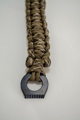 Fire Starter Bracelet Survival Adjustable Paracord Ferro Rod EZ Deploy Bushcraft
