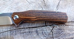 Sol Edge Sand Viper EDC Folding Knife, D2 Steel, Golden Sandalwood Perfect Gift