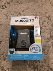 NEW IN BOX ThermaCELL EX90 GREY RECHARGEABLE MOSQUITO REPELLENT 20′ ZONE W 12 HR