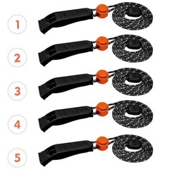 Emergency Whistle, 120db Safety Whistle Survival Shrill Loud for Camping Orange