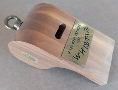 Benjor Vintage Solid Walnut Desk Decor Whistle Gift For Him