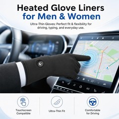 Feetmor Heated Glove Liners For Men – Electric Heating Thin