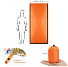 Waterproof Lightweight Thermal Emergency Sleeping Bag Bivy Sack – Survival Blank