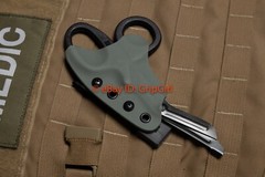 Black Trauma Shears and Foliage Kydex Sheath Holster TCCC Medic Gear EDC