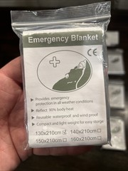 11 Pack EMERGENCY THERMAL BLANKET 52 x 82 130 x 210 cm RESCUE SOLAR New