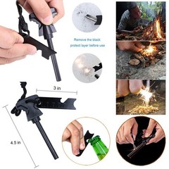 Emergency Survival Kit 13 in 1, Outdoor Survival Gear Tool with Survival Brac…