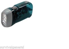 Flashlight LED Built-in Squeeze Dynamo Recharging Survival Emergency Camping BOB