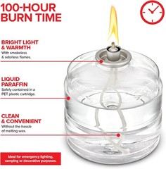 Hour Candles Pack of 12 Long Burning Emergency for Power Outages Storm Preparedn