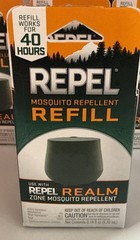 5 Pack Bundle Realm Zone Mosquito Repellent Refills Refill 40 Hrs Each