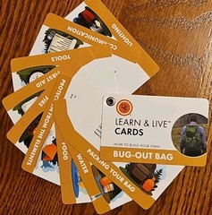 UST Learn & Live Cards How To Build Your Own Bug-Out Bag