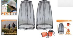 2-Piece Mosquito Head Net with Extra Fine Mesh – Perfect for Outdoor Activities