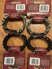 Survival Bracelet SECURELINE NWT MEDIUM 9″ Lot of 3 Black or Multi Unisex