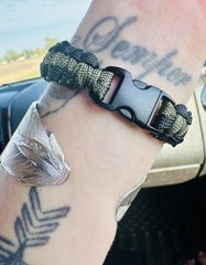 Blues Button Survival Bracelet