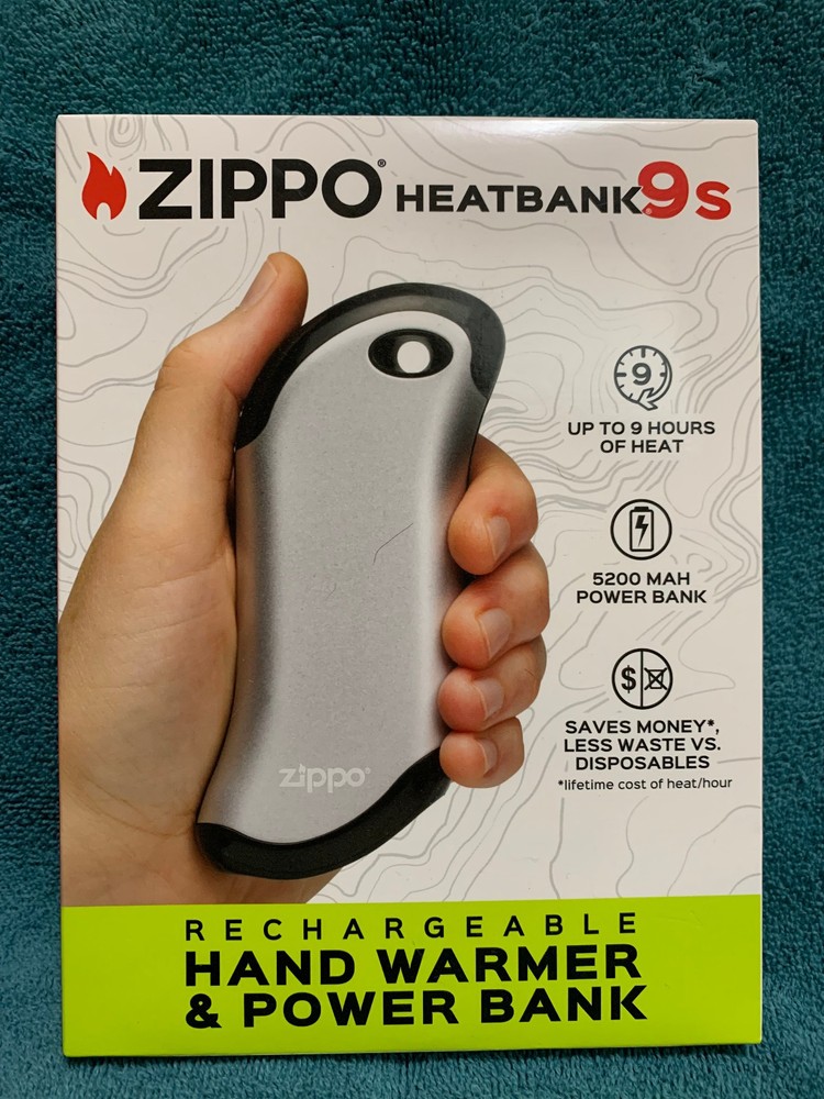 zippo heatbank 9s rechargeable hand warmer and pwerbank *BRAND NEW*