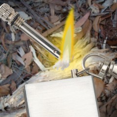 Permanent Match Fire Starter Survival Emergency Flint Metal Lighter Hiking New