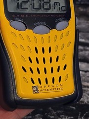 Oregon Scientific All Hazards Weather Radio Model WR102 With Holder Parts Only
