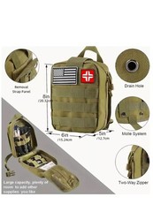 142 Pc Pro Green Survival Kit First Aid Kit Emergency Bug Out Bag Camping Go Bag