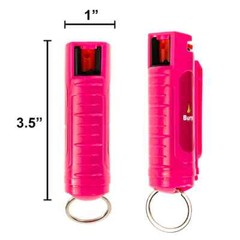 2 Pack Burn Pepper Spray 1/2oz Women Self Defense Security Pink