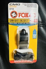 (2 pack) Fox 40 Sonik Blast CMG 3-Chamber Pealess Whistle + Lanyard Mix n Match