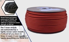 King Tut – 50 FT – 550 Paracord Rope 7 strand Parachute Cord