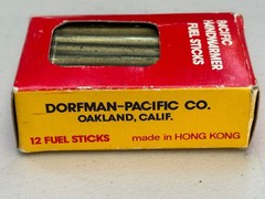 2PK Vintage DORFMAN PACIFIC HANDWARMER With NEW 12 pack Fuel Stick Box Hong Kong