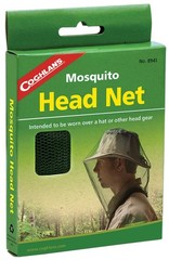 Coghlan’s Mosquito Head Net Fine Polyester Mesh One Size Fits All