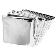 10 Emergency Rescue Space Thermal Mylar Blankets 84 x 52 New! Free Shipping!
