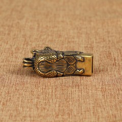 Brass Dragon Whistle Keychains Pendant Pants Bag Whistle Pendant Car Key Pendant
