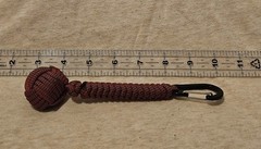 550 Paracord 1″ Pinball Decorative Monkeys Fist 5.5″ Color Changing Cord 2″ Clip