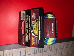 New Secure Line Blue & Yellow Survival Bracelet, SMALL (00468) FS