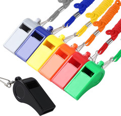 7 Pack Whistles, Coaches Whistles with Lanyard Sports Whistle Loud Crisp Sound W