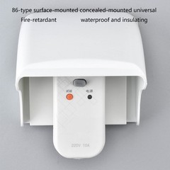 Type 86 Wall Socket Covers With Splash Guard For Home Balconies Commercial Use