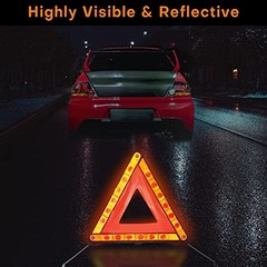 Foldable Safety Triangles – Foldable Reflective Triangles for Emergency Kits