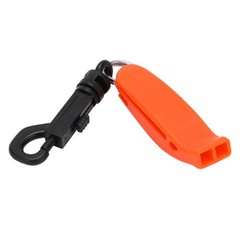 Emergency Whistle Dual Frequency Multifunctional Orange Safety Warning Whistle
