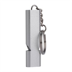 Aluminium Alloy Double Hole Life Saving Emergency Whistle For Outdoor Needs DSO
