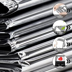 1-100 Pc Medical Emergency Thermal Blanket Mylar Trauma Military Survival Silver