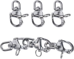 Swivel Eye Snap Shackle Quick Release Rigging Marine 304SS 23/4″ 4 PCS