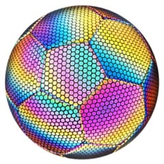 Size 4, 5 Glowing Reflective Football In/Outdoor School Training Soccer Balls