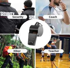 Whistle Stainless Steel Coach Sports Whistle with Lanyard Coach Loud Crisp Sound