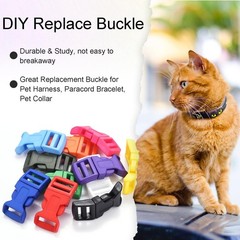 CooBigo 10 Pack Assorted Side Release Buckles 5/8″ Plastic Paracord Bracelet Buc