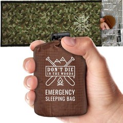 Dont Die In The Woods Emergency Sleeping Bag Hood Camo