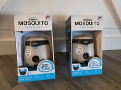 2 Pack Thermacell Mosquito Repellent E-Series Rechargeable w/ 12 Hour Refill E55