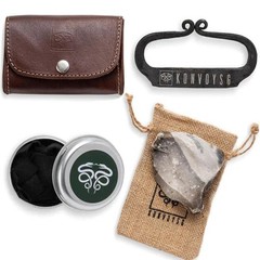 The Artisan Heritage Fire Kit – Hand-Forged Carbon Steel & English Flint in a…