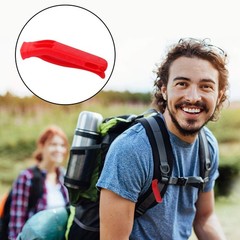 AUGSUN 10 Pcs Emergency Safety Whistle with Lanyard for Boating Red and Orange
